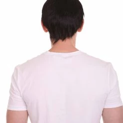 HPO Movie Day Of The Dead | Black Movie Mens Wig | Premium Breathable Capless Cap Men's