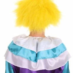 HPO Half Bald Head Men Curly Wig