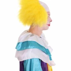 HPO Half Bald Head Men Curly Wig