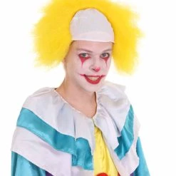 HPO Half Bald Head Men Curly Wig