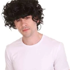 HPO Singer Mens Wig | Cosplay Halloween Wig | Premium Breathable Capless Cap Men's