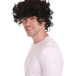 HPO Singer Mens Wig | Cosplay Halloween Wig | Premium Breathable Capless Cap Men's