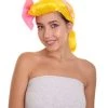 HPO Women's Animation Style Wig With Bow | Yellow Wigs | Premium Breathable Capless Cap