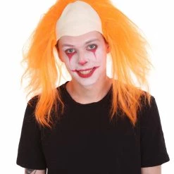 HPO Men's Half Bald Head Funny Men Wig Collections