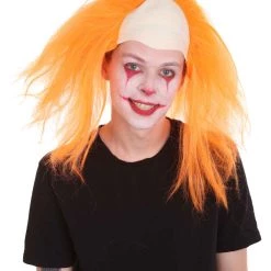 HPO Men's Half Bald Head Funny Men Wig Collections