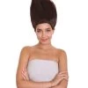 HPO Troll World Tour | Women's Troll Black Straight Spiked Cosplay Wig | Premium Breathable Capless Cap