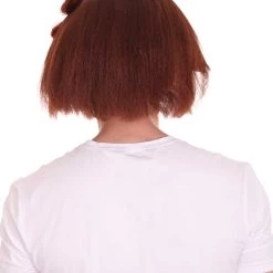 HPO Blocks Men's Wig | Burgundy TV/Movie Wigs | Premium Breathable Capless Cap