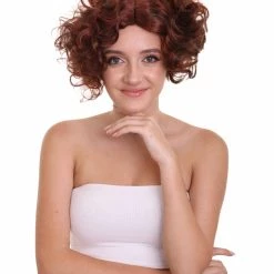 HPO Women's Womens Peculiar Wig | Black TV/Movie Wigs | Premium Breathable Capless Cap