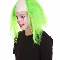 HPO Men's Half Bald Head Funny Men Wig Collections