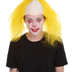 HPO Men's Half Bald Head Funny Men Wig Collections