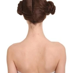 HPO Princess Womens Wig | Brown Cosplay Wig | Premium Breathable Capless Cap Men's