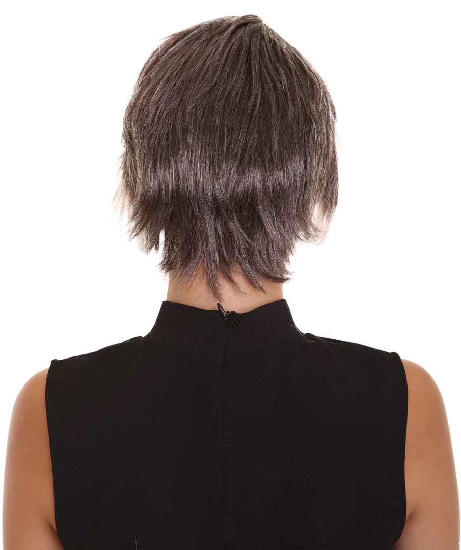 HPO Women's Short Length Side Part Dirty Blonde Straight Wig