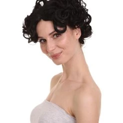 HPO 41's Betty Womens Wig | Black Vintage Wig | Premium Breathable Capless Cap