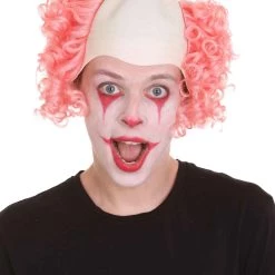 HPO Mens Scary Bald Clown Curly Wigs Collection | Cosplay Halloween Wigs Men's