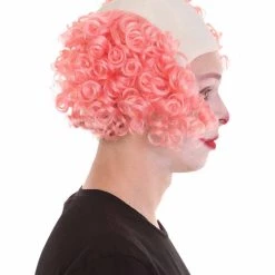 HPO Mens Scary Bald Clown Curly Wigs Collection | Cosplay Halloween Wigs Men's