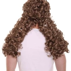 HPO Nobleman Mens Wig | Brown Cosplay Halloween Wig | Premium Breathable Capless Cap