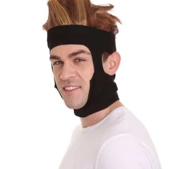 HPO Men's Comic Character Wig | Brown Wigs | Premium Breathable Capless Cap