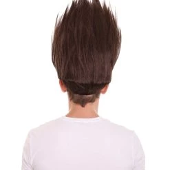 HPO Men's Multicolor | Mens Trolls Black Straight Spiked Wig