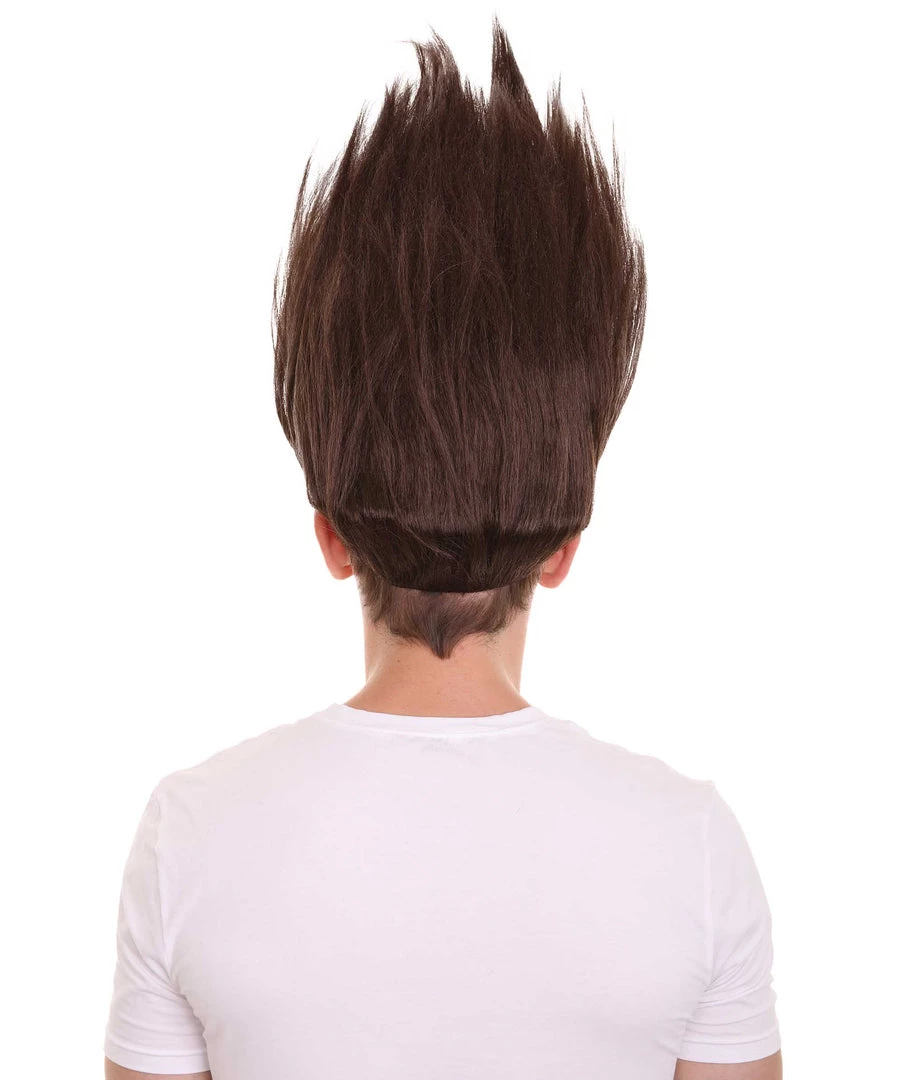 HPO Men's Multicolor | Mens Trolls Black Straight Spiked Wig