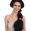 HPO Womens Adult Princess Braided Wig | Black TV/Movie Wigs | Premium Breathable Capless Cap