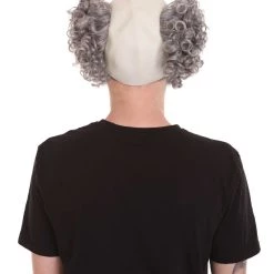 HPO Half Bald Head Curly Men Wig Collection | Premium Breathable Capless Cap Men's