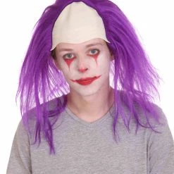 HPO Men's Half Bald Head Funny Men Wig Collections