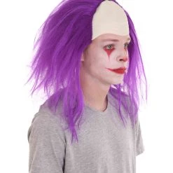 HPO Men's Half Bald Head Funny Men Wig Collections