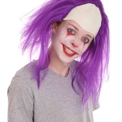 HPO Men's Half Bald Head Funny Men Wig Collections