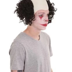 HPO Half Bald Head Curly Men Wig Collection | Premium Breathable Capless Cap Men's