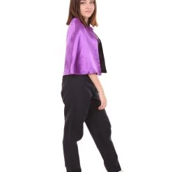 HPO Adult Women's Vampire Cape | Purple & Black Halloween Costume