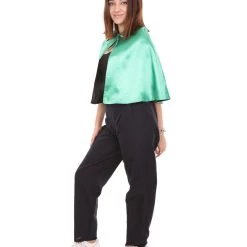 HPO Adult Women's Vampire Cape | Green & Black Horror Halloween Costume