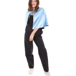 HPO Adult Women's Vampire Cape | Blue & Black Halloween Costume