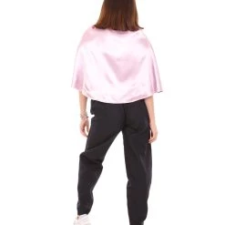 HPO Adult Women's Vampire Cape Costume | Pink & Black Halloween Costume
