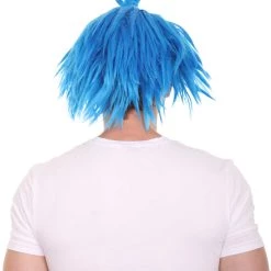 HPO Scary Twisted Clown Wig | Blue Clown Scary Wigs