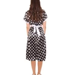 HPO Adult Women's Polka Dot Costume | Black Halloween Cosplay Costume