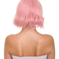 HPO Women's Adults Women Short Length Wavy Wigs | Multicolor Options Cosplay Wigs | Premium Breathable Capless Cap