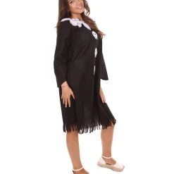 HPO Adult Women's Frightful Clown Costume | Black Cosplay Costume