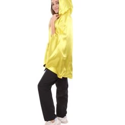 HPO Adult Women's Reversible Hooded Short Cape Costume | Multiple Color Option Halloween Costume