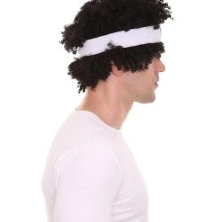 HPO Mens Movie Wig | Pop Star Wig | Premium Breathable Capless Cap