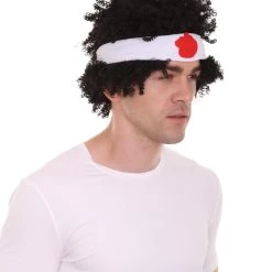 HPO Mens Movie Wig | Pop Star Wig | Premium Breathable Capless Cap