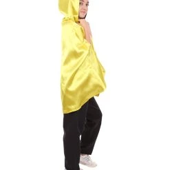 HPO Adult Women's Reversible Hooded Short Cape Costume | Multiple Color Option Halloween Costume