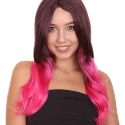 HPO Galaxy Womens Wig | Multi-color Cosplay Wig | Premium Breathable Capless Cap Men's