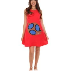 FLAGWIGS Adult Women's Celebratory Russian Flag Costume | Patriotic Cosplay Costume