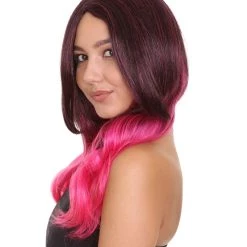 HPO Galaxy Womens Wig | Multi-color Cosplay Wig | Premium Breathable Capless Cap Men's