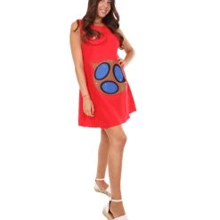 FLAGWIGS Adult Women's Celebratory Russian Flag Costume | Patriotic Cosplay Costume