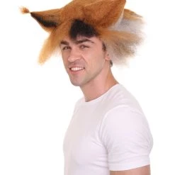 HPO Unisex Musical Brown & White Wig Collections | Super Size Jumbo Wig | Premium Breathable Capless Cap