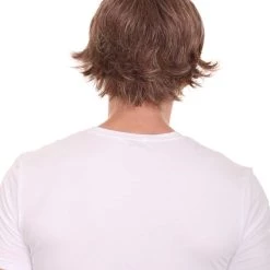 HPO Men's Stars Movie Mens Brown Wig | TV/Movie Wigs | Premium Breathable Capless Cap