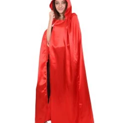 HPO Adult Women's Hooded Cape Costume | Multiple Color Options Cosplay Costume