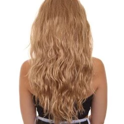 HPO Women's Brown Color Straight Long Wig | Premium Breathable Capless Cap