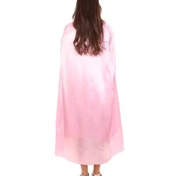 HPO Adult Women's Costume For Cosplay Game Of Thrones Dragon Queen Lt. Pink Dress With Cloak